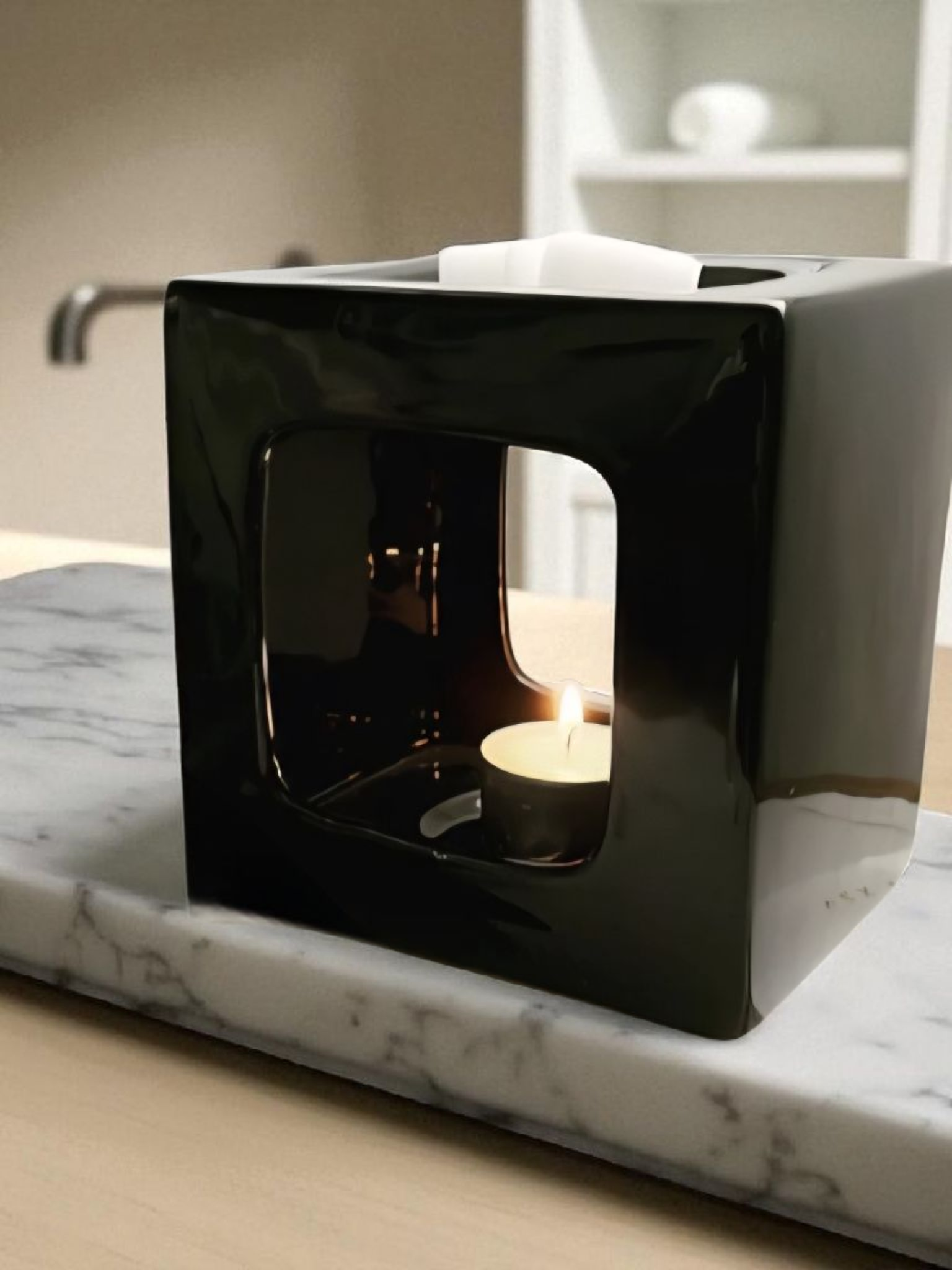 Black Wax Burner Talin